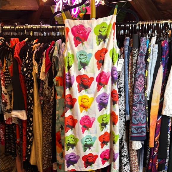 Laundry By Shelli Segal Multicolor Floral Dress - Picture 3 of 5